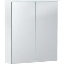 Geberit Option Basic Spiegelschrank mit integrierter Beleuchtung, zwei Türen, Breite  60cm, 500.273.00.1