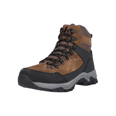 Stiefel WHISTLER "Detion", Herren, Gr. 42, braun (braun, schwarz), Kunstfaser, Lederimitat, Rindsleder, Schuhe Stiefel, mit wasserdichter Funktion