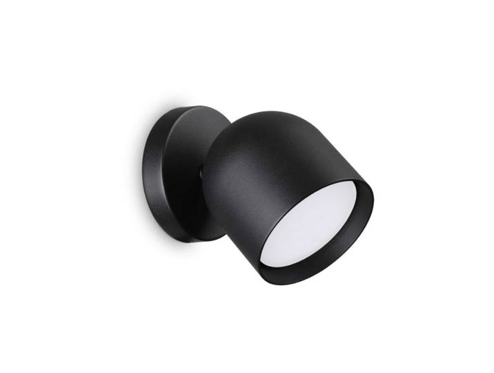 Spot métal noir orientable