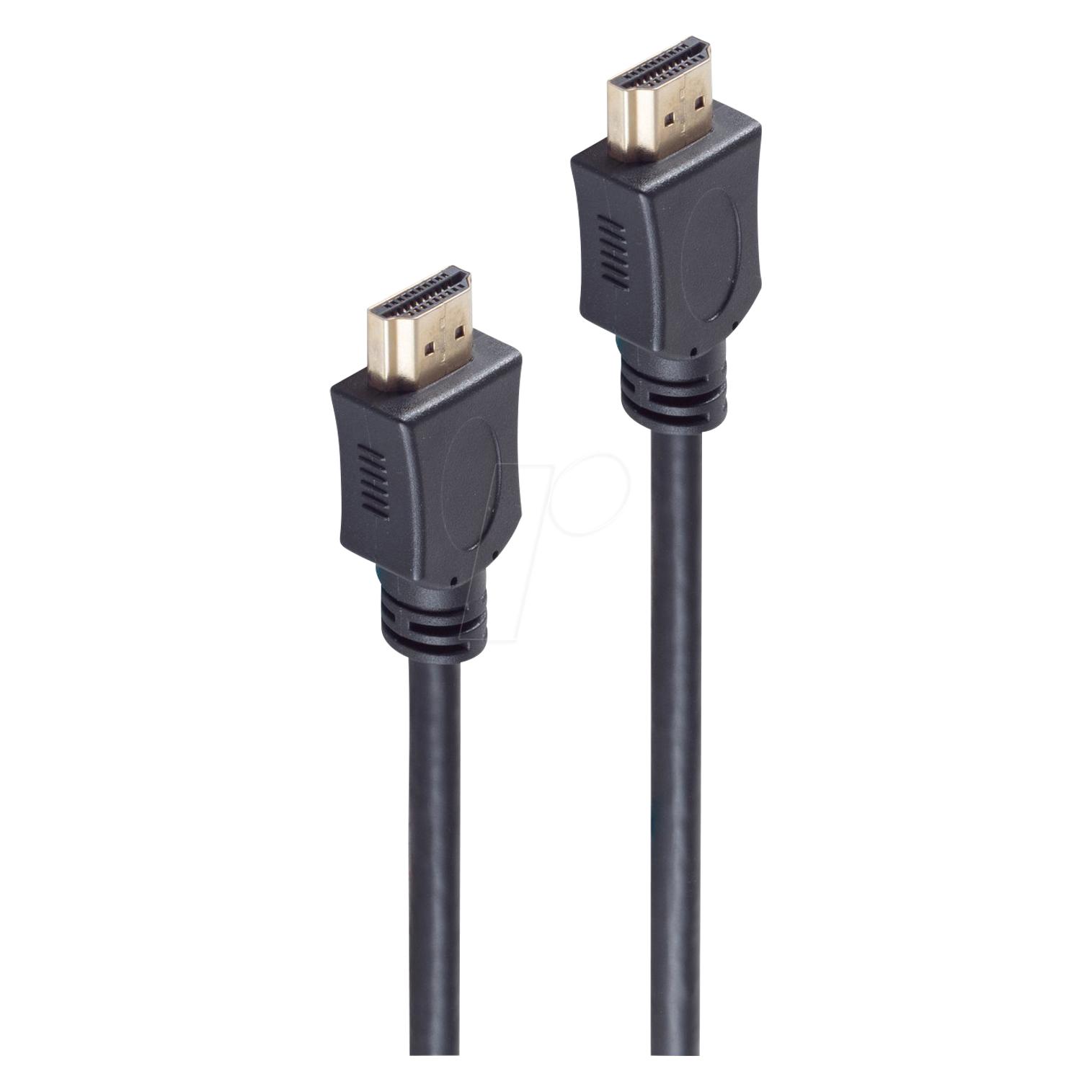 Shiverpeaks --HDMI Anschlusskabel-Ultra HDMI Kabel, 8K, schwarz, 7,5m (7.50 m) (BS10-45065)