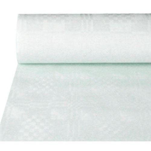 PAPSTAR Damast-Tischtuch, Rolle, 50 x 1 m, weiß