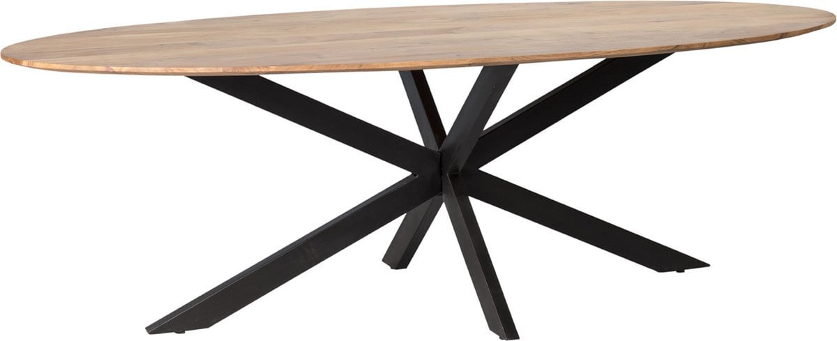 Livingfurn Eetkamertafel Oslo - Acasia Hout - Bruin - 180 cm
