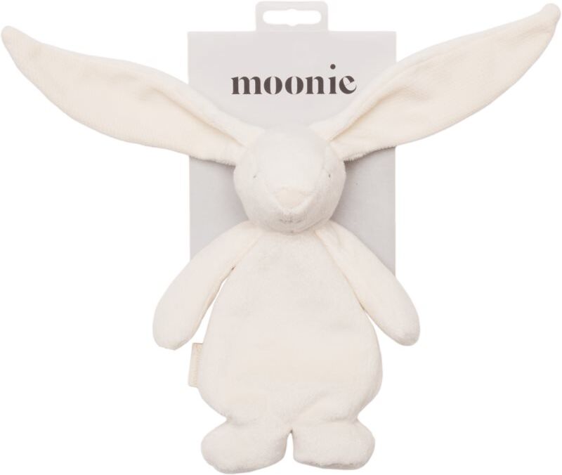 Moonie Sensory Bunny jouet en peluche Cream 1 pcs