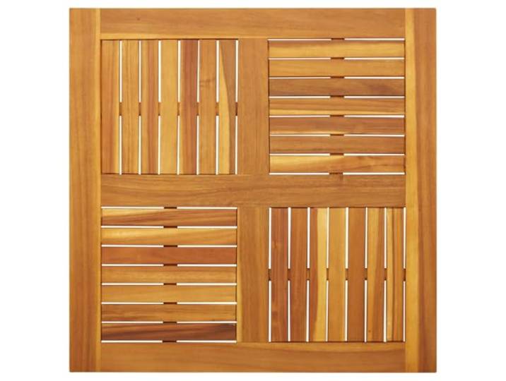 GKHPYURE Tischplatte 80 x 80 x 2,2 cm, quadratisch, Massivholz, Akazienholz Ölbasierte Oberfläche, glatte Oberfläche, leicht zu reinigen, passende Unterlage, nur Tischplatte enthalten