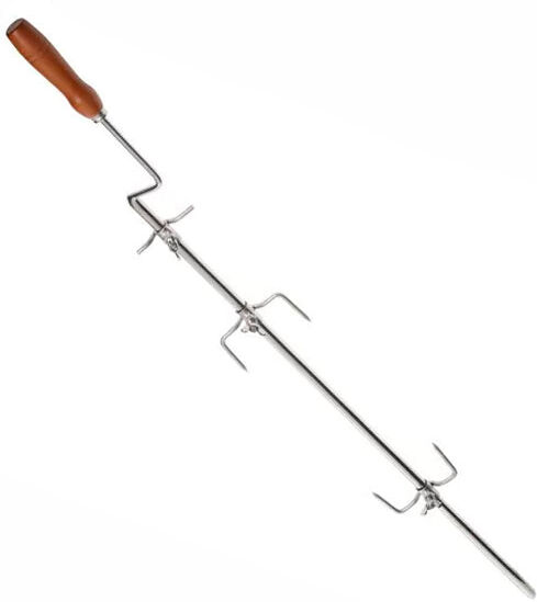 My-Barbecue Espeto giratório para forno a lenha AC130F - 90 cm