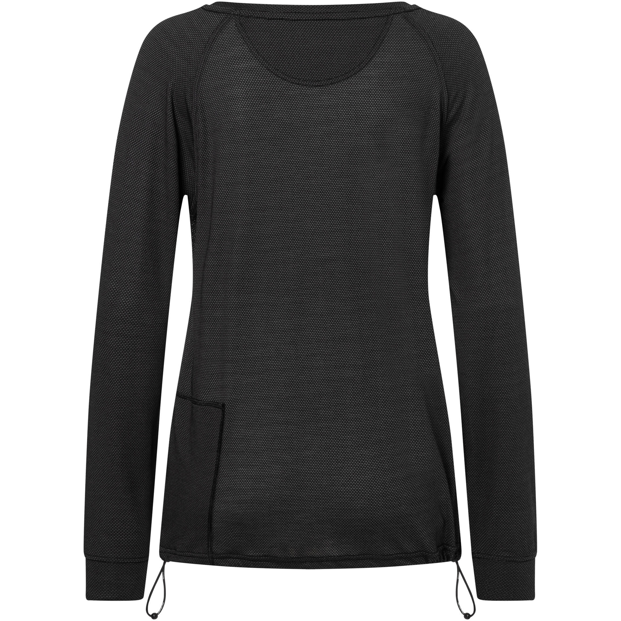 Super.Natural Leisure Air Damen Longsleeves Merino schwarz Größe M Trekking Hautfreundlich Merinowolle