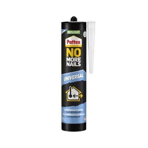 Pattex No More Nails Universal Montagelijm, 480 g, Wit