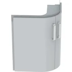 Geberit Renova Compact Unterschrank für Eckwaschtisch, mit zwei Türen, 69x60,4x55cm, hellgrau, 862151000