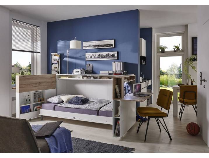 möbel-direkt.de Klappbett Juist Plus (Komplett Set, 1-St., in verschiedenen Bettgrößen wählbar) Made in Germany, TÜV geprüft und geprüfte Sicherheit