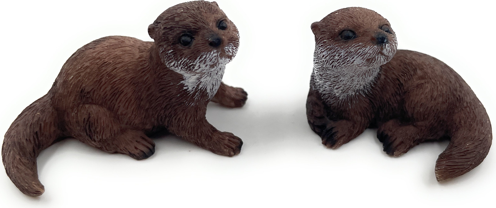 Onwomania Decoratief Polyresin Figuur Otter, Bruin, Hoogte: 5,5 cm