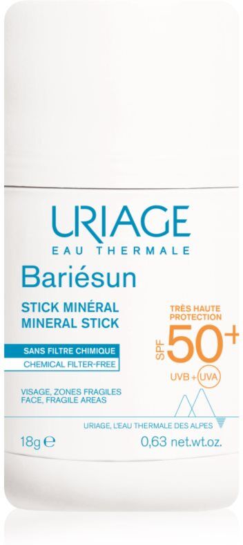 Uriage Bariésun Mineral Stick SPF 50+ schützender Mineralien-Stick für empfindliche Stellen SPF 50+ 18 g