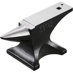 VEVOR Einzelhornamboss schwerer Amboss aus Gussstahl 11,5 kg robuster runder Hornamboss mit hoher Härte & stabiler Basis, Metallbearbeitungswerkzeug zum Biegen Formen Verdrehen von Metall