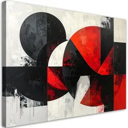 LEINWANDBILD 3D und geometrisch 100x70cm