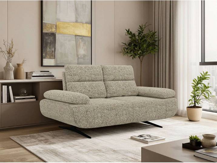 MKS MÖBEL Sofa SORAE, Set, Wellenfedern, 2-Sitzer Sofa, Relaxsofa, Schaumstoff T30/HR35