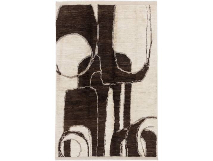 Berber Ela Design Teppich 164x253 Handgeknüpft Modern Orientteppich Designteppich Wolle
