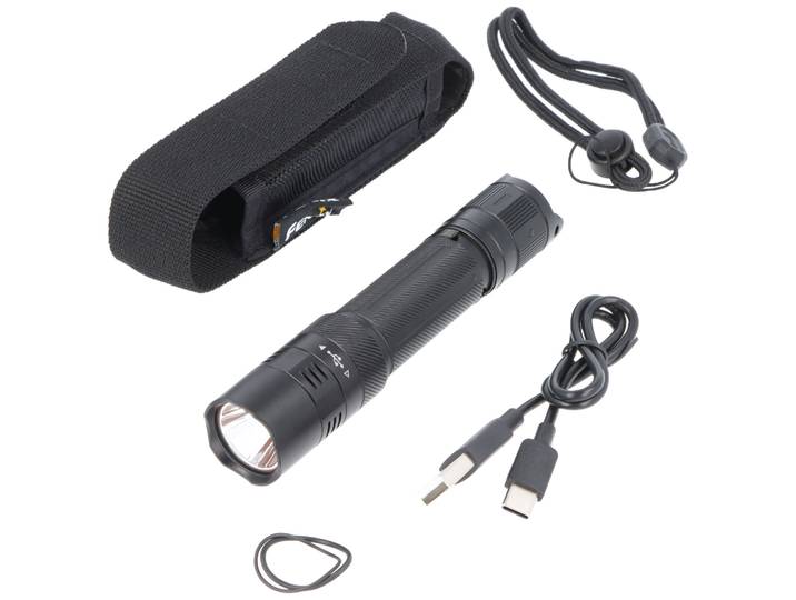 Fenix PD32R Tactische LED-zaklamp, Instant Strobe, Max. 1400 Lumen, Stille eindschakelaar, Inclusief