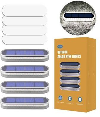 Uplift Picks Solar Deck Lights For Waterproof Automatic Steps Docks Driveways Patios Fences white (a)