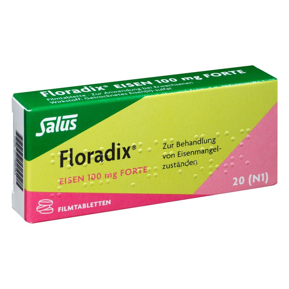SALUS Pharma GmbH Floradix Eisen 100mg forte 07798283