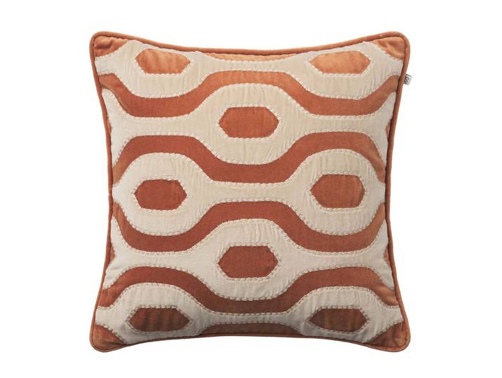 Chhatwal & Jonsson Varanasi kussenhoes 50x50 cm Terracotta-tan