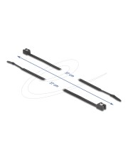 Delock Kabelbinder VPE 50 selbstschneidend L 370 x B 4.8 mm schwarz Schwarz (19470)