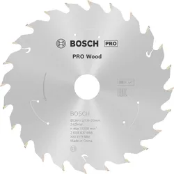 Bosch PRO Akku-Kreissägeblatt Standard for Wood, 136 x 1,5/1 x 20, 24 Zähne - 2608837668