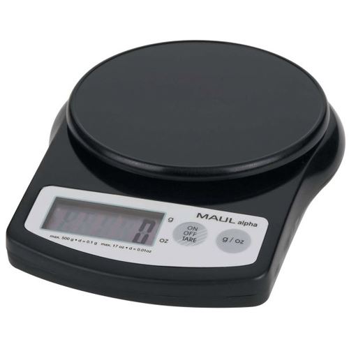 MAUL Briefwaage alpha schwarz für max. 0,5 kg