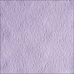 Ambiente 15 Servietten Papier 33x33cm 3-lagig - Einweg Papierservietten mit Ornamenten geprägt Hochzeit Dinner Gastronomie Party Hochzeitsservietten Helllila