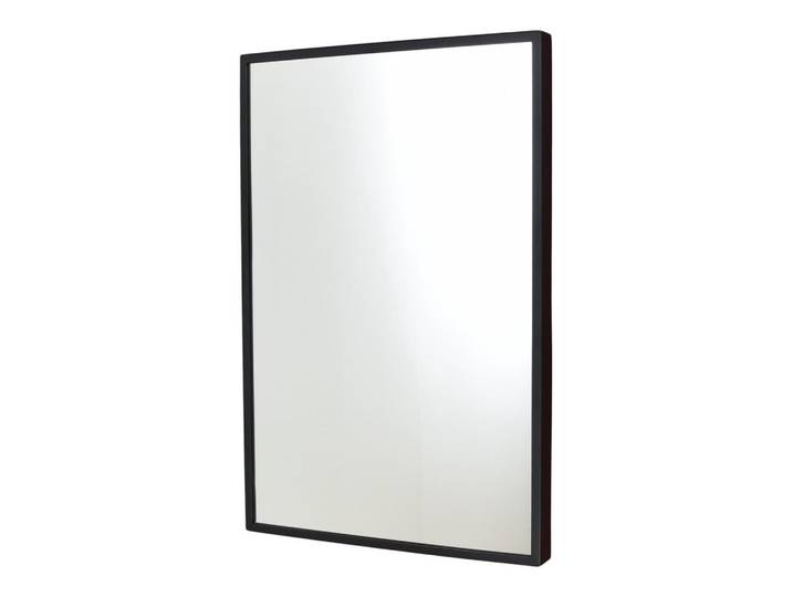 Loft42 Wandspiegel Orac Schwarz, Metall, 40x60x4 cm, Spiegel, Wandspiegel