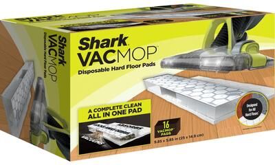 Shark VACMOP Disposable Hard Floor Vacuum and Mop Pad Refills 16 CT - 16 Ct. - 16 Ct.