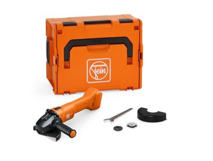 FEIN Meuleuse d’angle sans fil Ø115 mm\, CCG18-115-12 AS\, 18V\, Durable et puissante\, pour Chargeur\, Ponçage et ébavurage\, moteur sans balai FEIN\, sans Batteries ni Chargeur