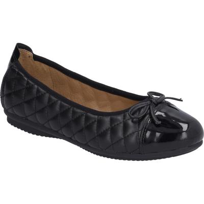 Ballerina JOSEF SEIBEL "Pippa 76, schwarz", Damen, Gr. 38, schwarz, Obermaterial: 100% Rindsleder Leather cow., Schuhe Ballerina