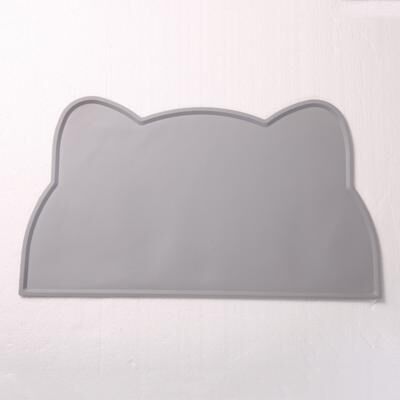Discount Dollar Deals Pet Silicone Food Mat Waterproof Anti Slip Easy To Clean, Universal Tableware Mat For Cats And Dogs grey