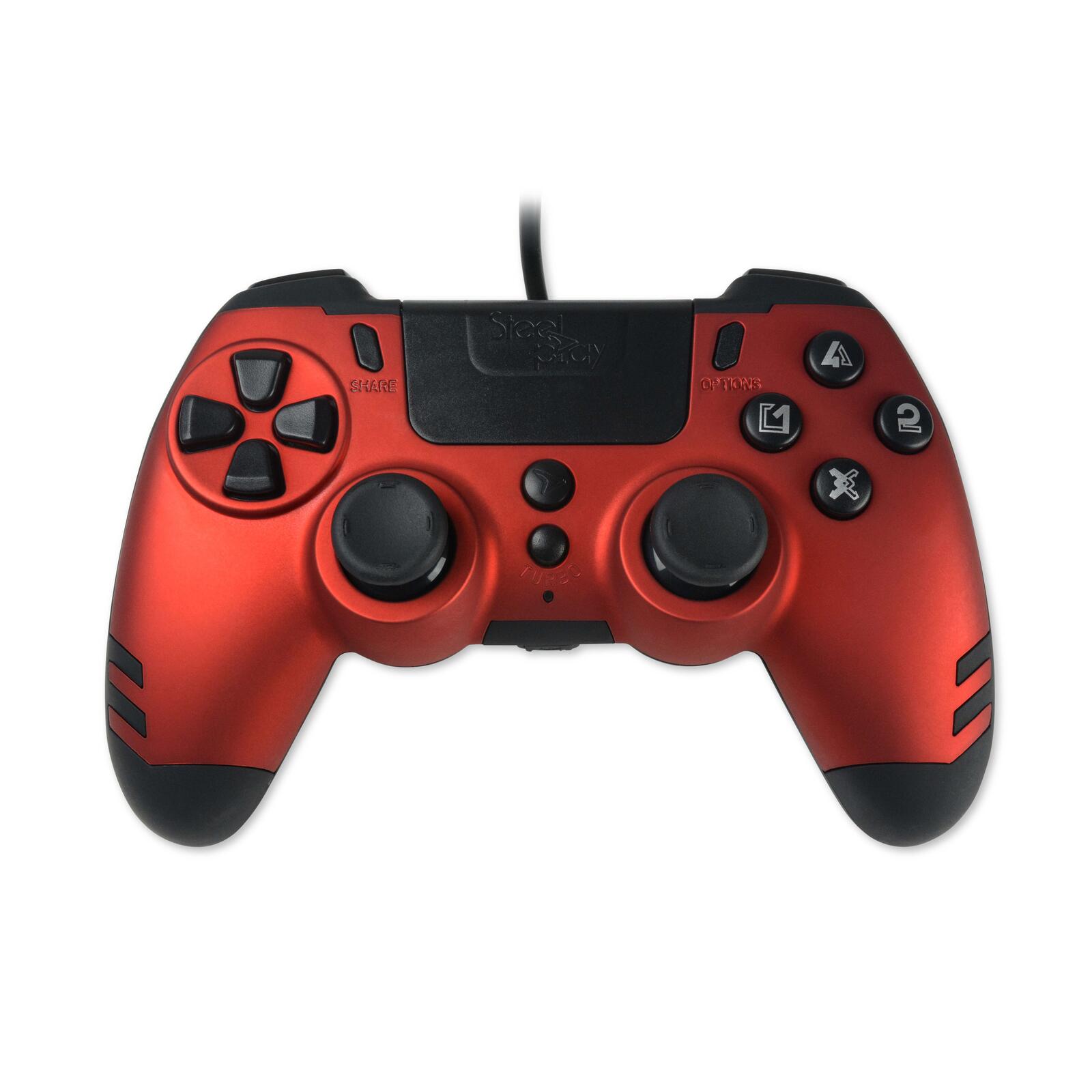 Lexip Steelplay Kabelgebundener Controller, Rot JVAMUL00151
