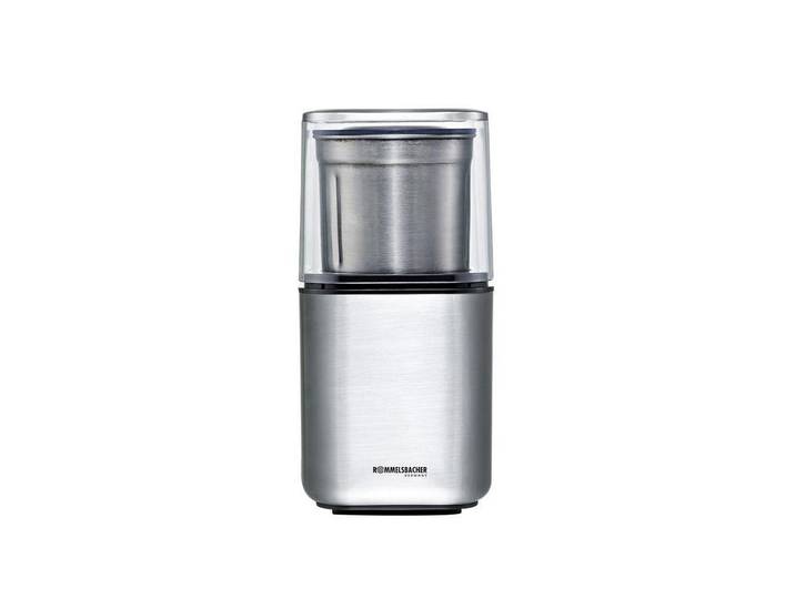 Kaffeemühle ROMMELSBACHER EGK 200 , schwarz (silberfarben, transparent, schwarz), Kaffeemühlen, Kaffeemühle