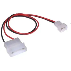 INLINE Lüfter Adapterkabel, 12V zu 7V, 0,3m