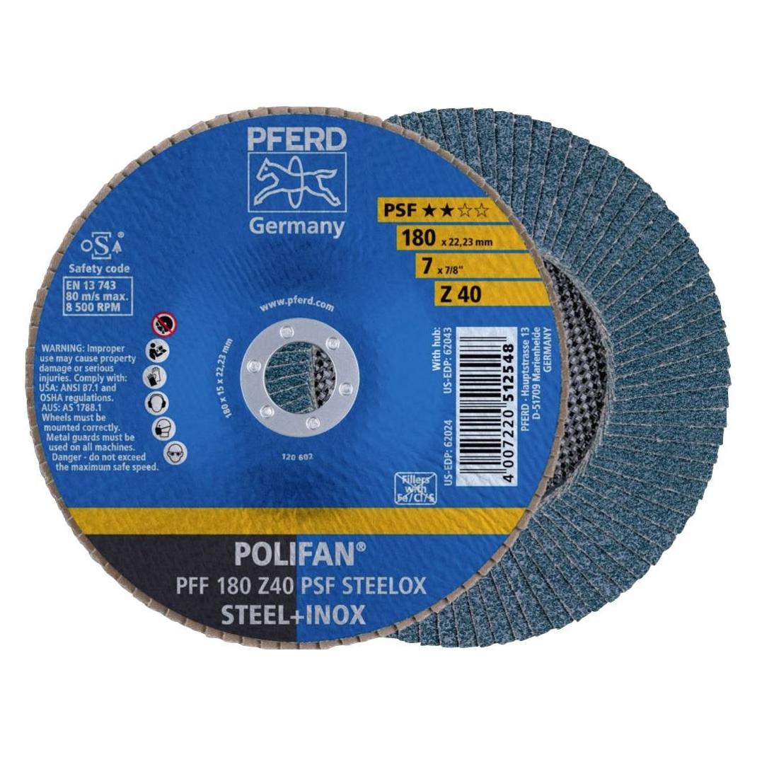 Pferd 67664185, Fächerscheibe, Eingedrückte Mitte, Edelstahl, Stahl, Jede Marke, 2,22 (40) (67664185)