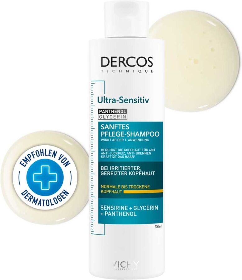 Vichy Dercos Ultra-sensitiv Shampoo trock.Haut 200ml