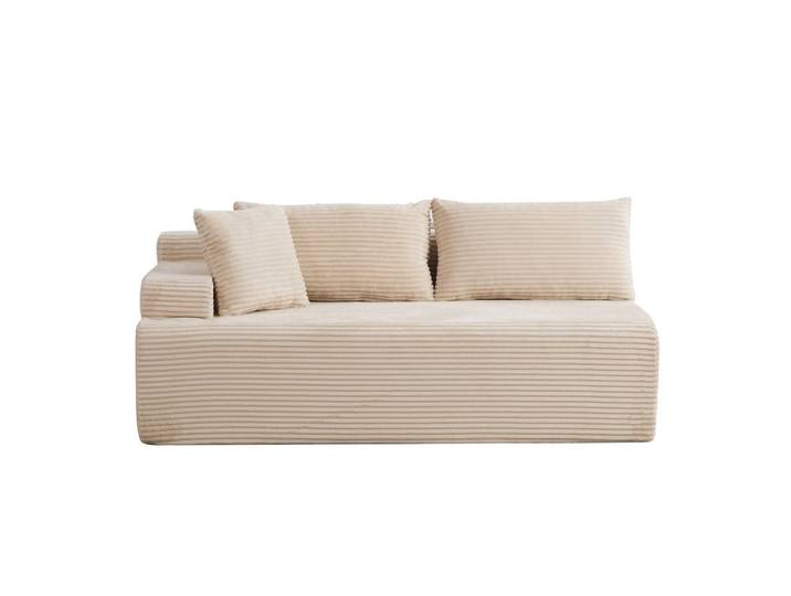 Oxeza Sofaelement 172/99/74.5 cm Beige Chenillestoff, Mode, Rechteckig, 99x74.5x172 cm, Wohnzimmer, Sofas & Couches, Sofas, Modulsofas