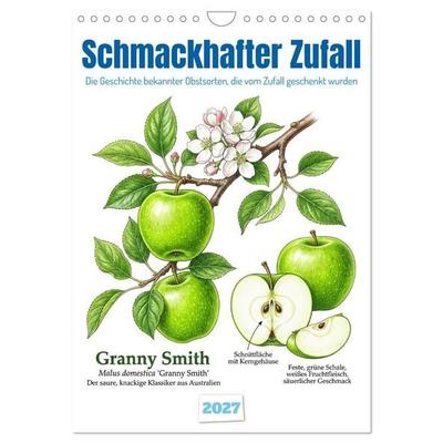 Schmackhafter Zufall (Wandkalender 2027 DIN A4 hoch), CALVENDO Monatskalender