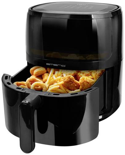 EMERIO AF-129329.3 Heißluft-Fritteuse 5l 1500W Schwarz
