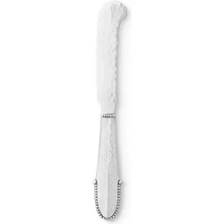 Georg Jensen Beaded Buttermesser, Besteck, Silber