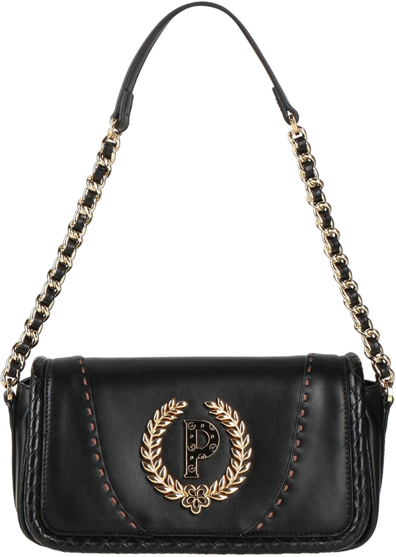 Pollini Bolso de asas largas Mujer Negro -- Mujer