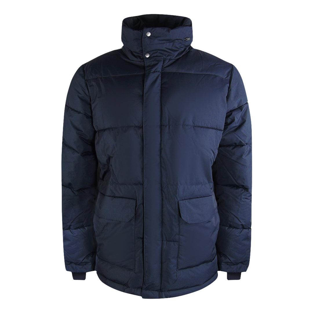 Aquascutum Active Puffer Marineblauwe Jas
