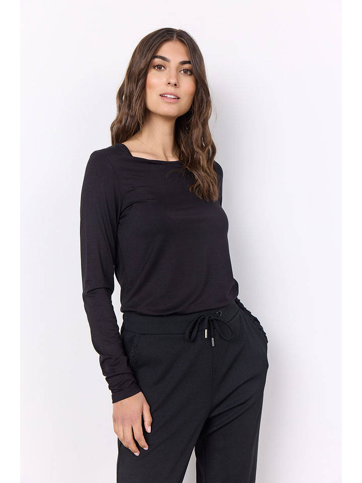 soyaconcept Longsleeve "Marica" in Schwarz - L