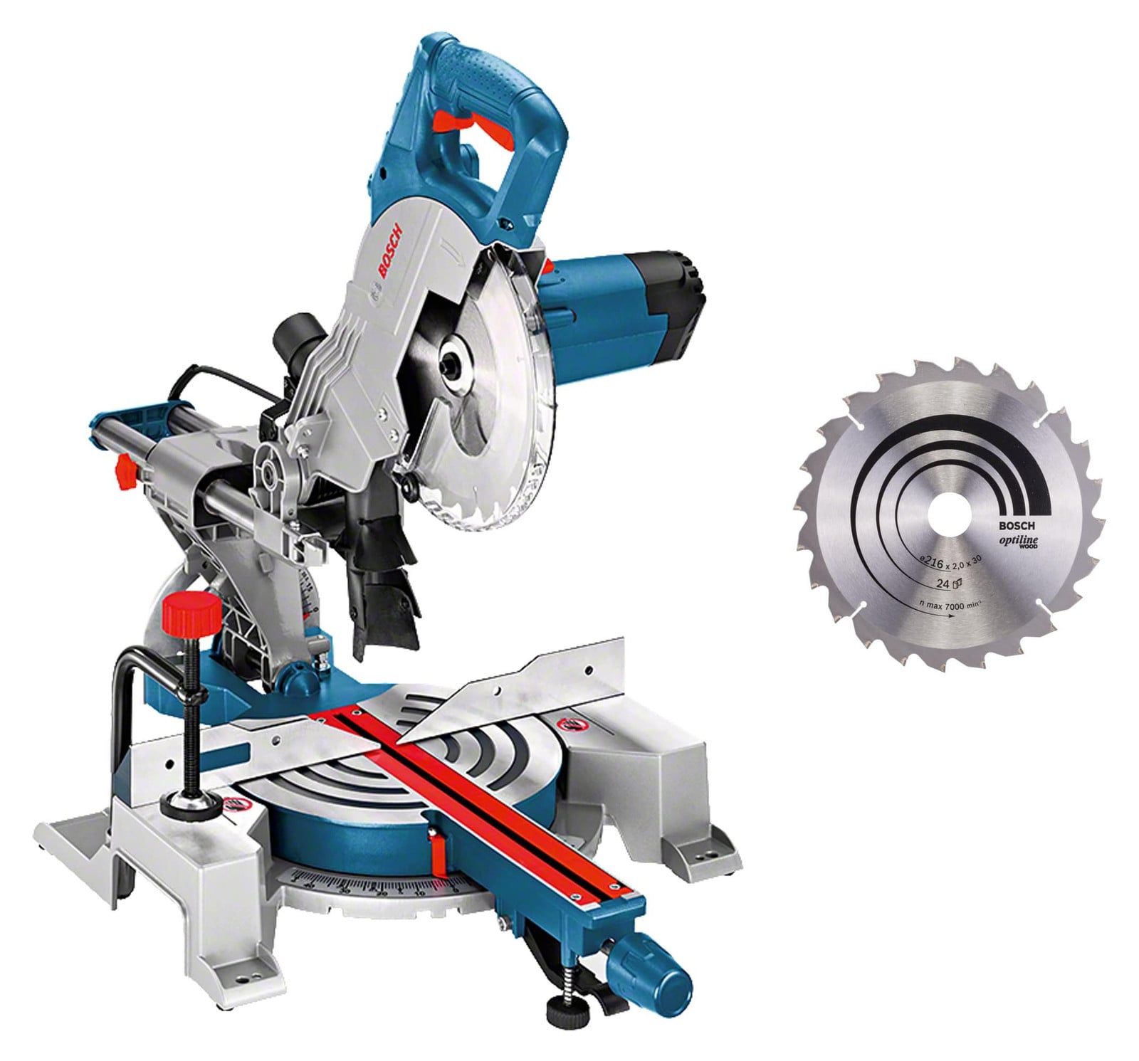 Bosch GCM 80 SJ Paneelzaag inclusief 2 zaagbladen