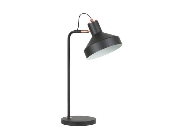 Design Tischlampe „Irias“ Schwarz, Kupfer Schuller