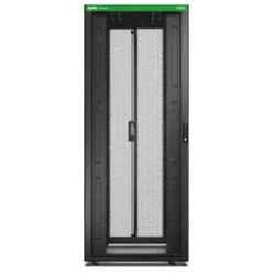 APC Easy Rack 800mm/42HE/1200mm mit Dach, Rollen, Füßen und 4 Halterungen, ohne Seitenteile, Boden, schwarz (ER8220)