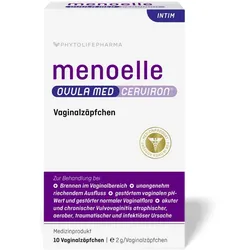 Menoelle Ovula Med Cerviron Vaginalovula 10 St