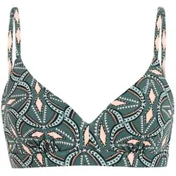 PROTEST Damen Bikini-Obert. Bustiers Da MIXAdair wire bikini top BCD-cup, Größe 42B in Grün Grün
