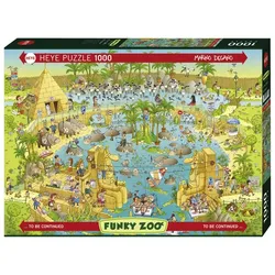 Heye Standardpuzzle 1000 Teile - Degano Zoo Nile Habitat